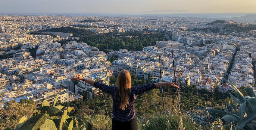 Freedom to Travel in Athens. Watch travel vlogs at: YouTube.com/TravelingwithKristin