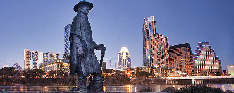 Stevie Ray Vaughan Statue in Austin