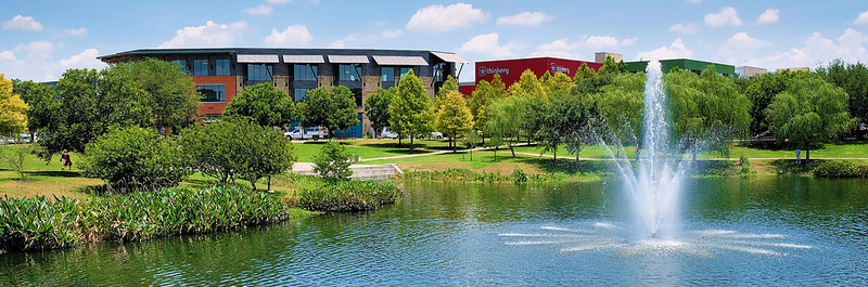 New buildings in Mueller neighbourhood around the Thinkery