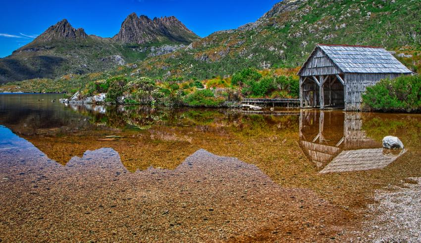 The boat shed, Cradle Mountain national park, Tasmania