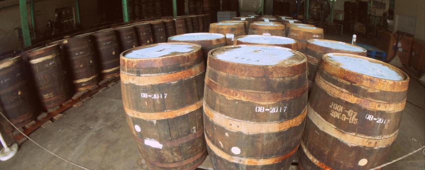 Foursquare Rum Distillery Barrel Room
