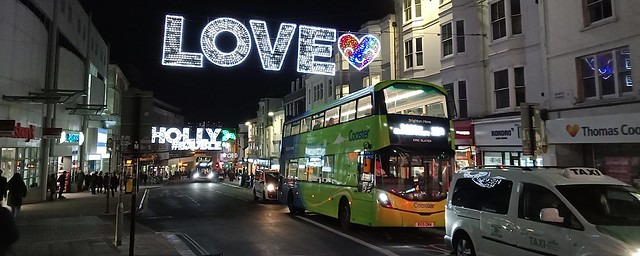 Brighton in the evening