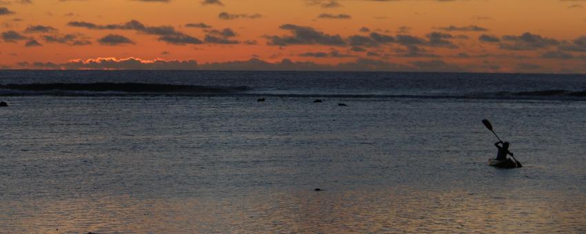 Sunset in Rarotonga