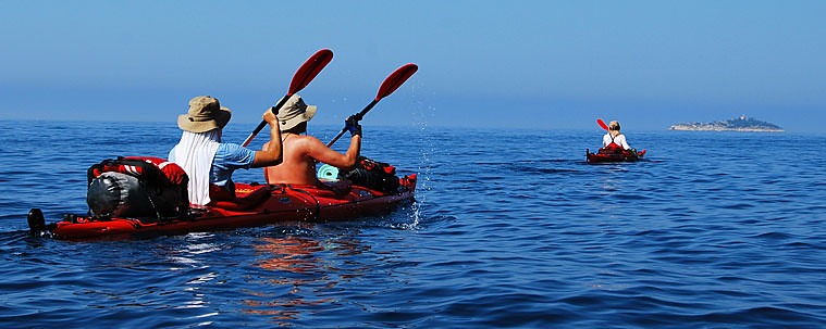 Sea Kayaking towards Croatian Island-Raftrek-Adventure-Travel
