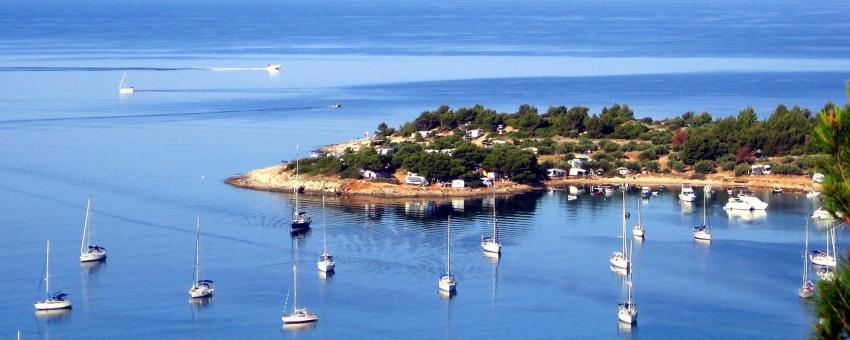 Croatian bay in the morning