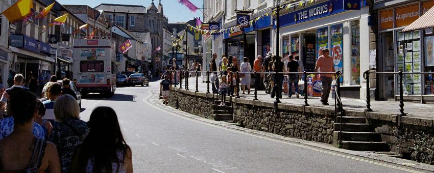 Penzance High street