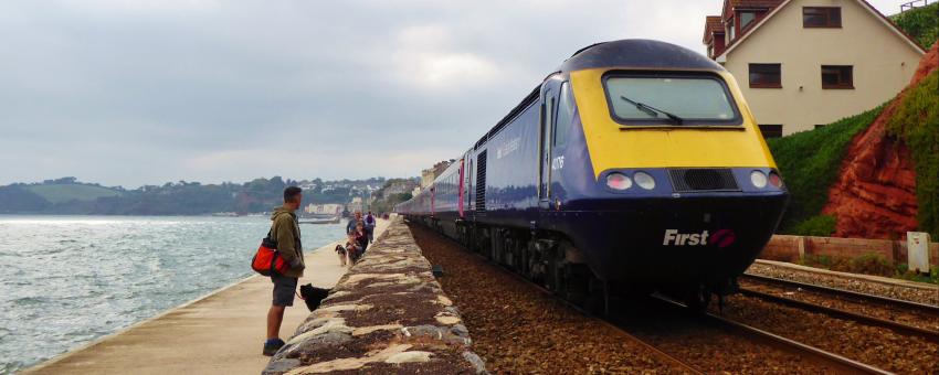 43176 Didcot Parkway to Paignton 1C11 at Dawlish