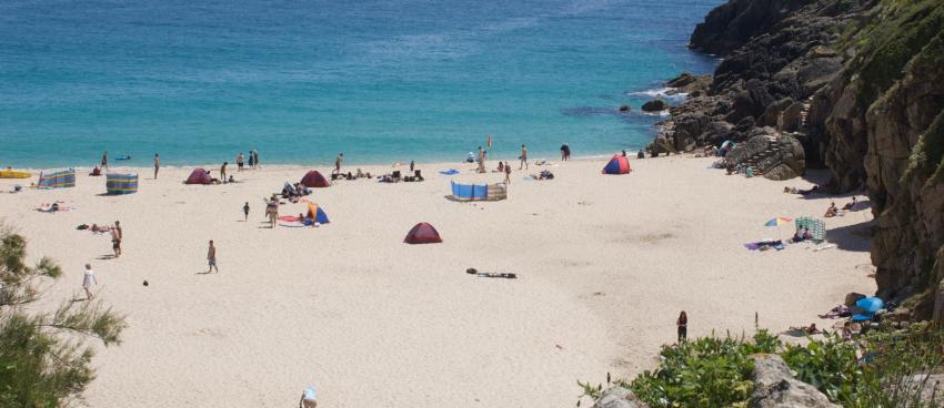 Porthcurno Beach