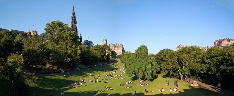 Princes St. Gardens Panoramic