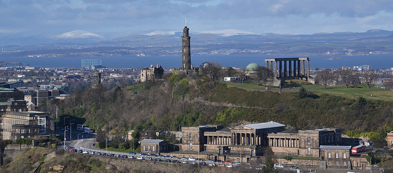 Calton Hill from Holyrood Park