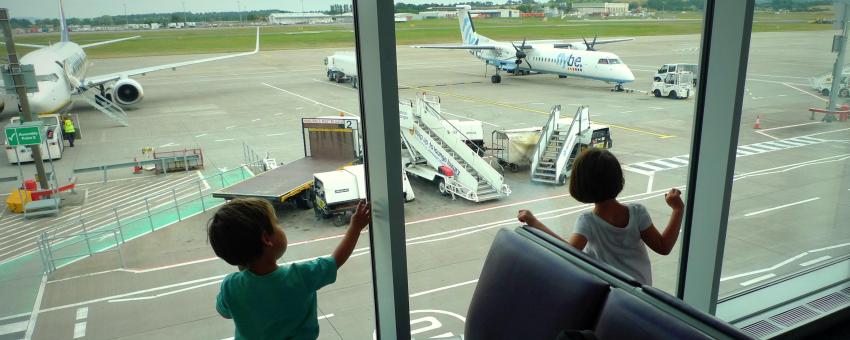 Waiting For Our Delayed Flight