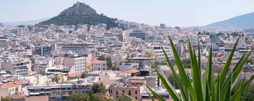 Mount Lycabettus in Athens, Greece