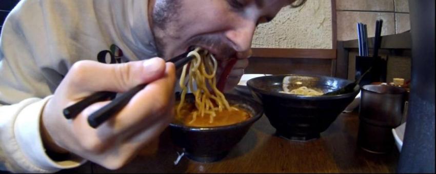 Eating Ramen in Japan