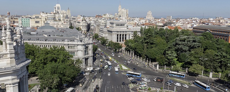 Madrid desde el Palacio de Cibeles