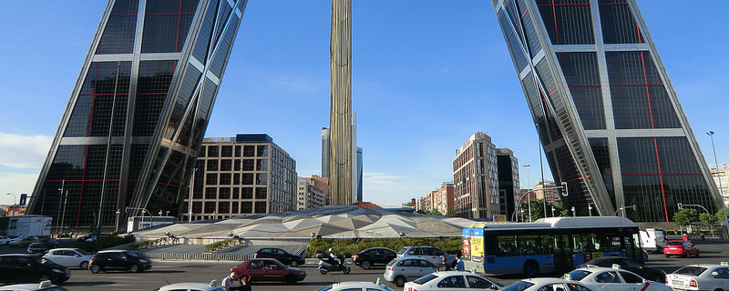 Madrid: Plaza de Castilla - Gate of Europe