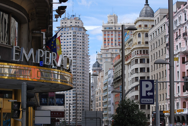 view down Gran Via