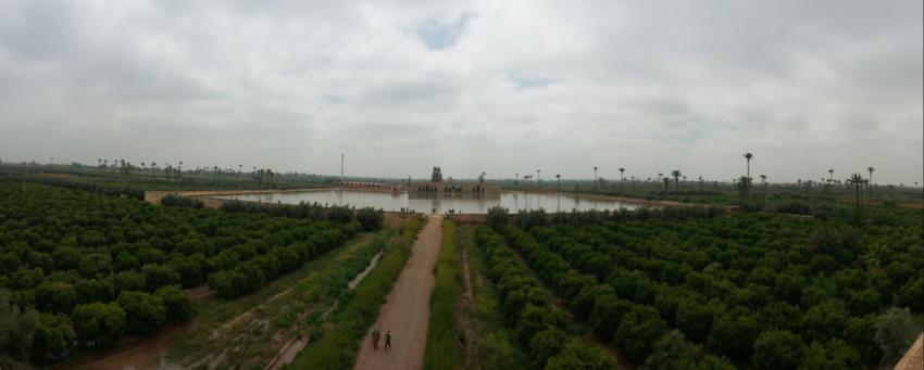 Agdal Gardens panorama