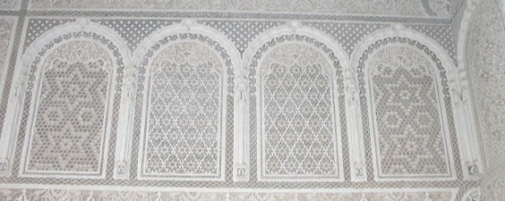 Bahia palace stucco