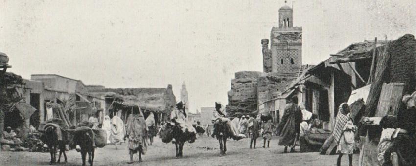 Marrakesh Kasbah old photo