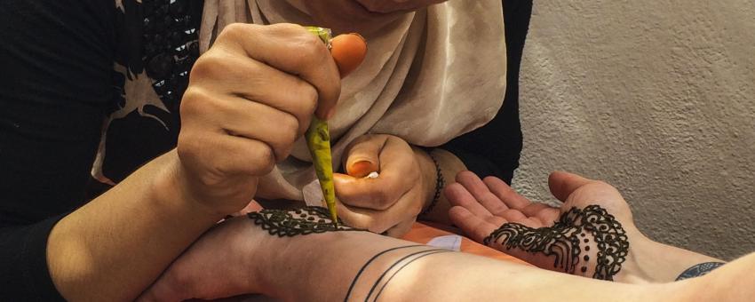 Artist - Henna Cafe, Marrakech