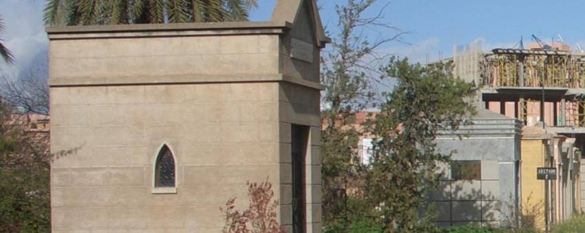 European cemetery mausoleums