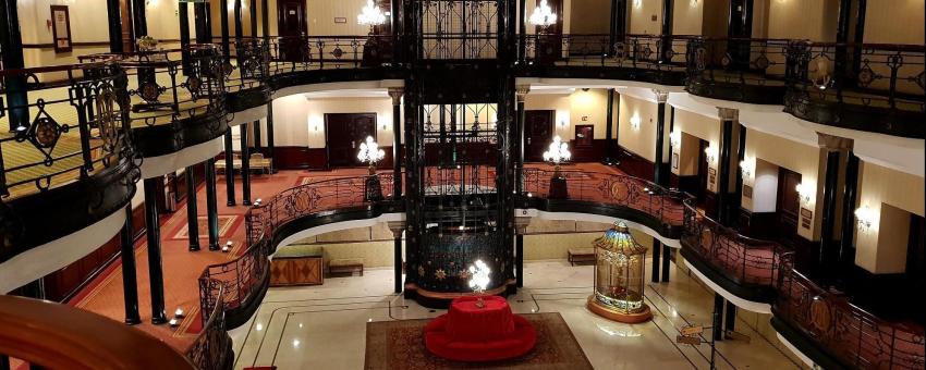 Lobby of the Gran Hotel Ciudad de México