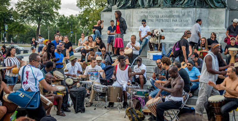 Tam Tams - Mont Royal Park, Montreal, QC Canada