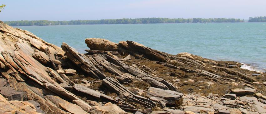 Rock formations and coast