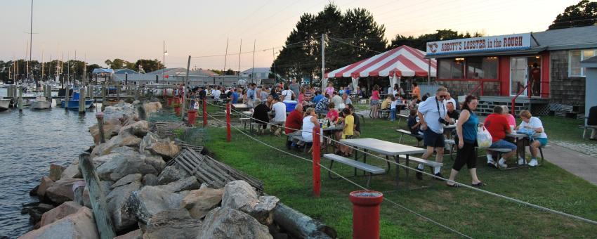 Abbott's Lobster In the Rough restaurant in Groton, Connecticut.