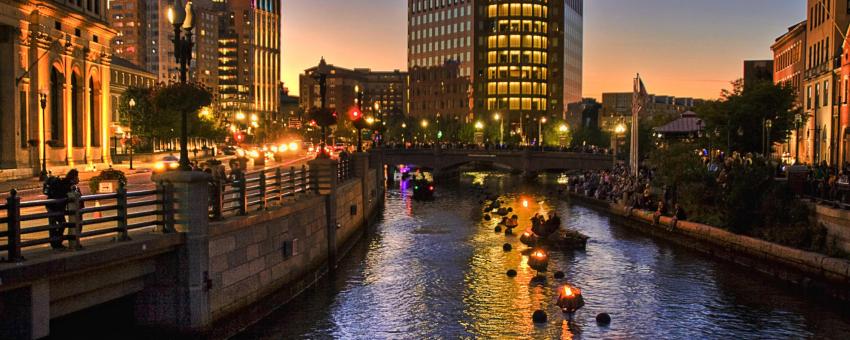 Waterfire lighting