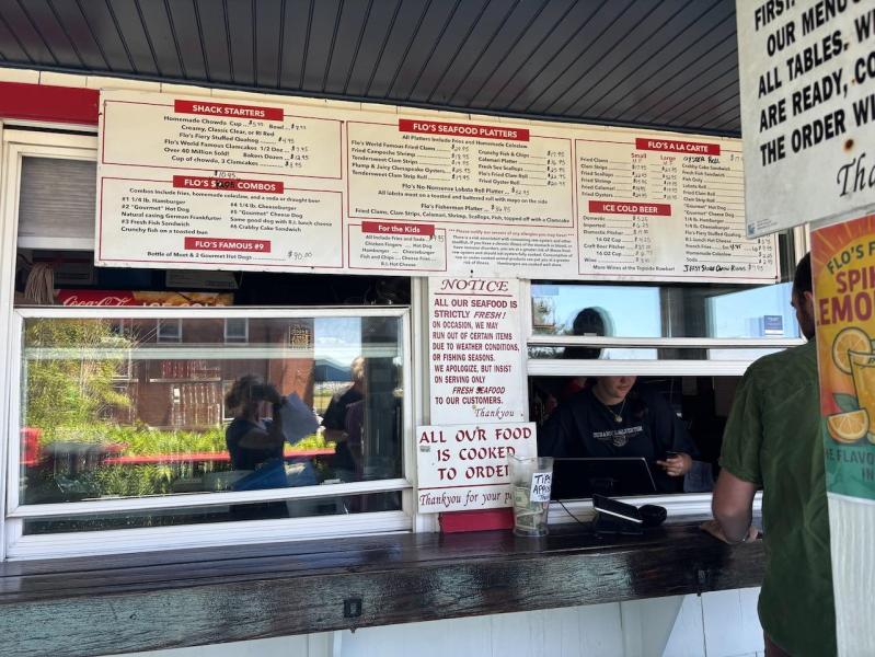 Flo’s Clam Shack Menu