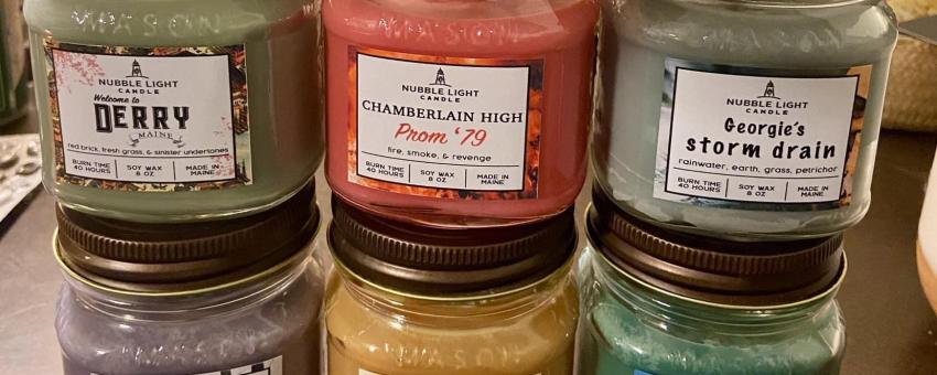 Stephen King Candles