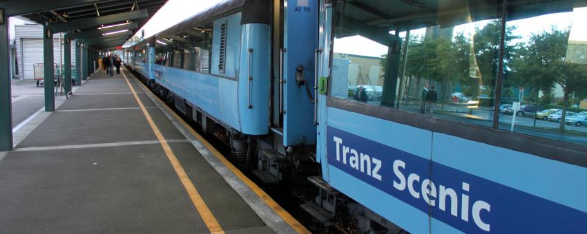 New Zealand: Train from Christchurch to Arthurs Pass