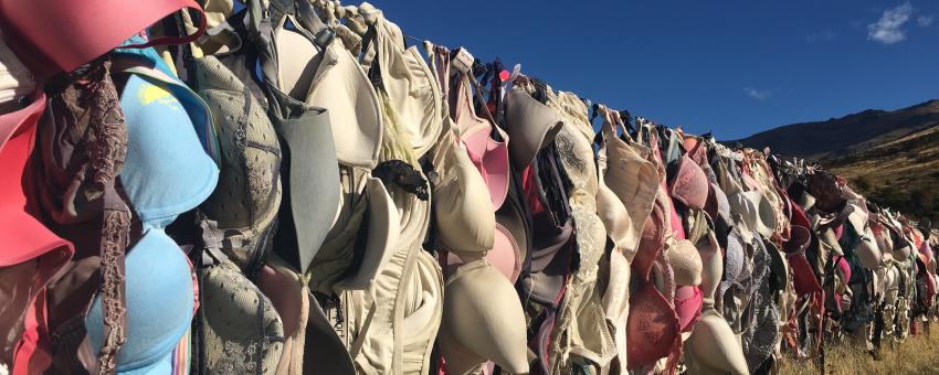 Cardrona Bra Fence (breast cancer memorial)