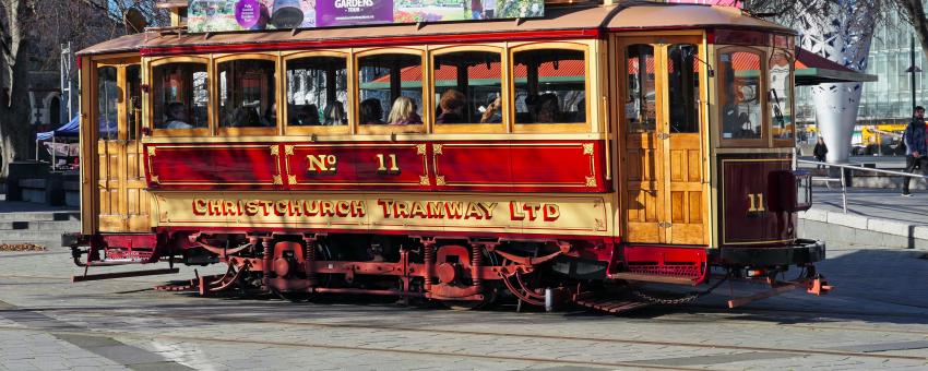 Trams Christchurch. NZ