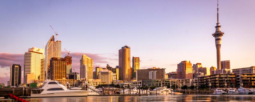 Auckland Skyline from Wynyard Quarter