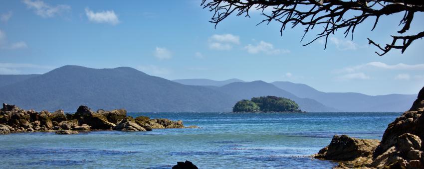 Tamihau Island from Boulder Beach