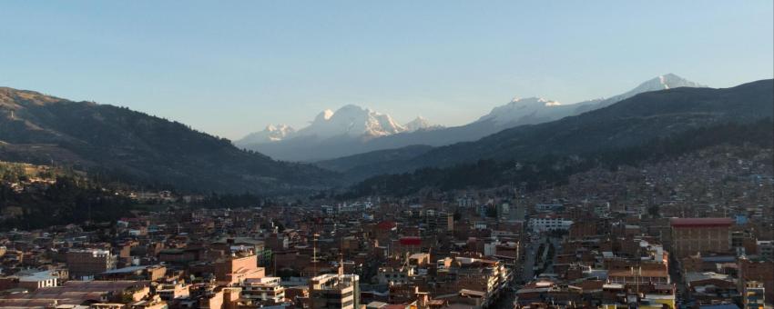 Huaraz from drone