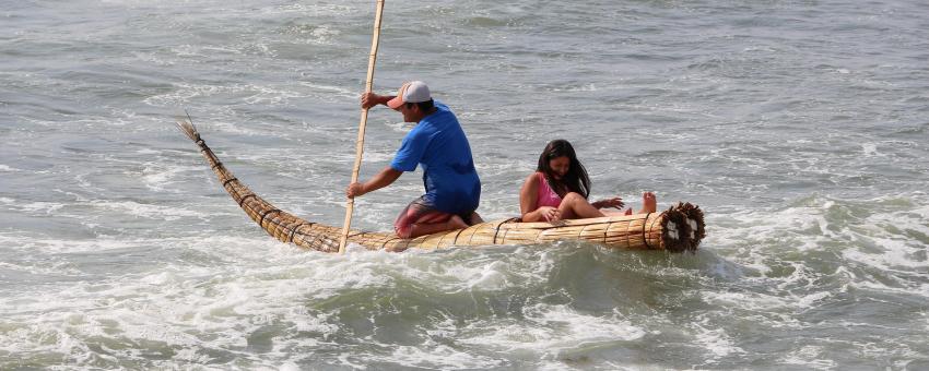 Totora Reed Boat in Huanchaco