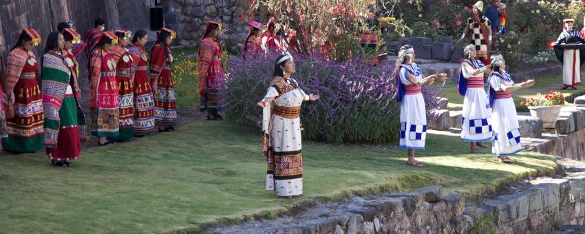 Inti Raymi Coya at Qorikancha