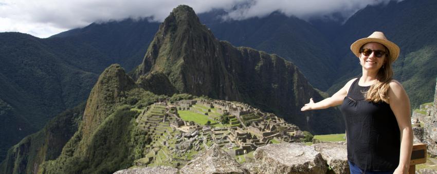 Heather Jasper at Machu Picchu