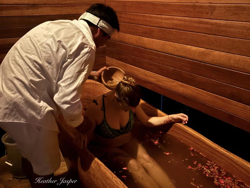 Baño de Florecimiento before ayahuasca