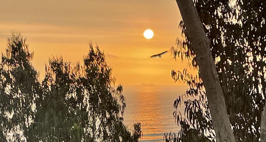 Sunset from Mirador Catalina Recavarren