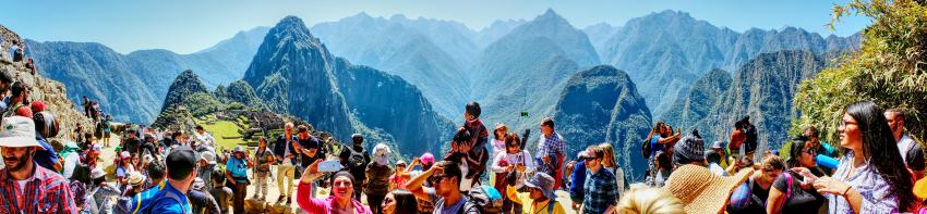 Machu Picchu tourists