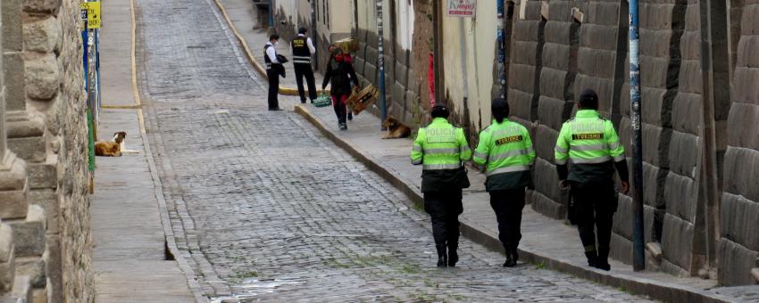 Police in Cusco