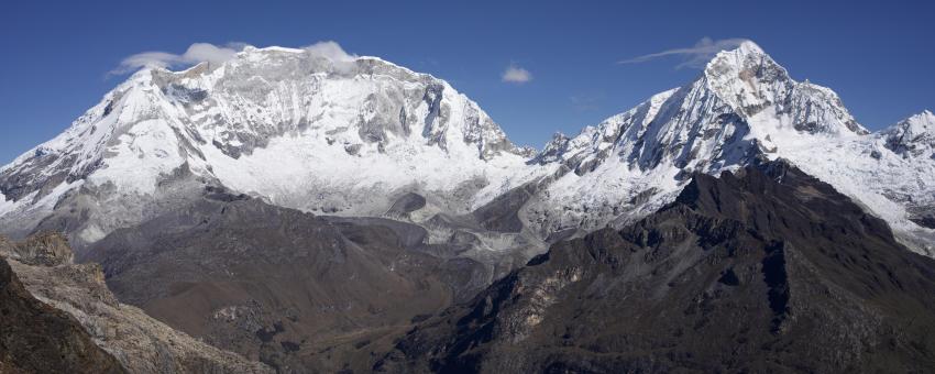 Huascaran and Chopicalqui Mountains Huaraz