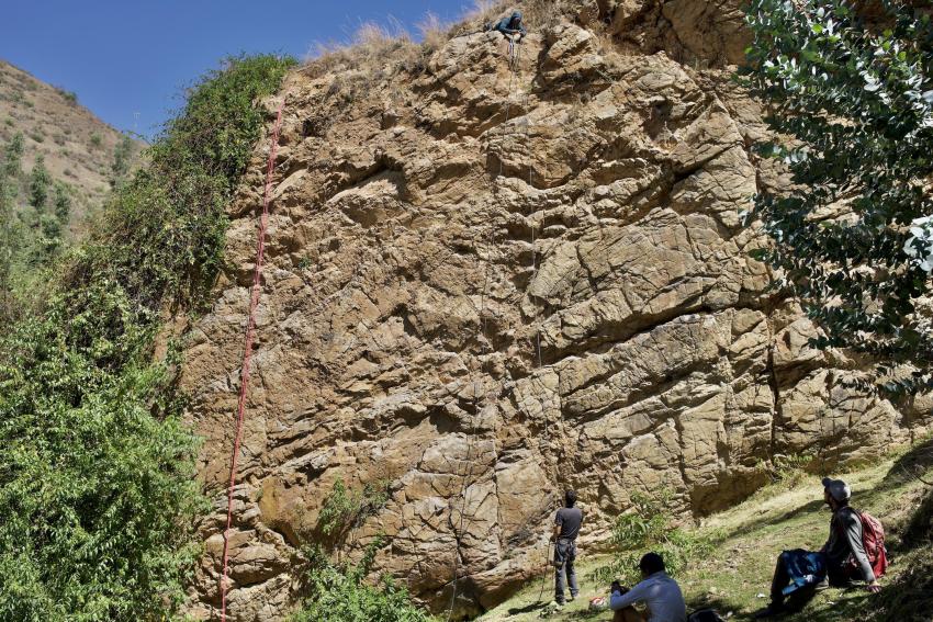 Chancos climbing