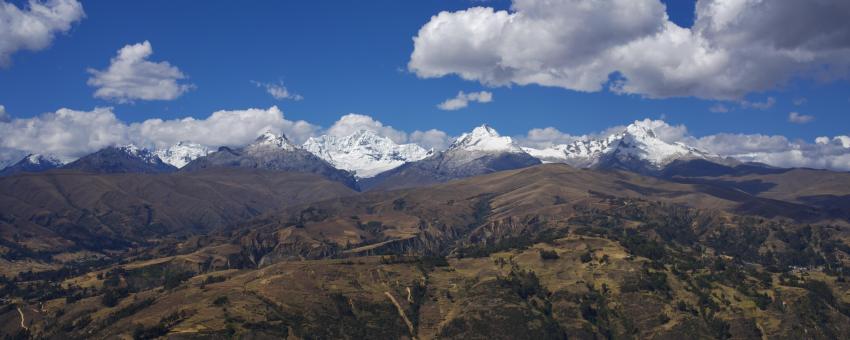 Cordillera Blanca from Wilkacocha Cordillera Blanca from Wilkacocha