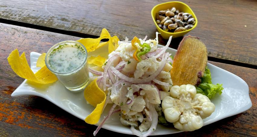 Ceviche Puerto Maldonado at Junmy Sabores