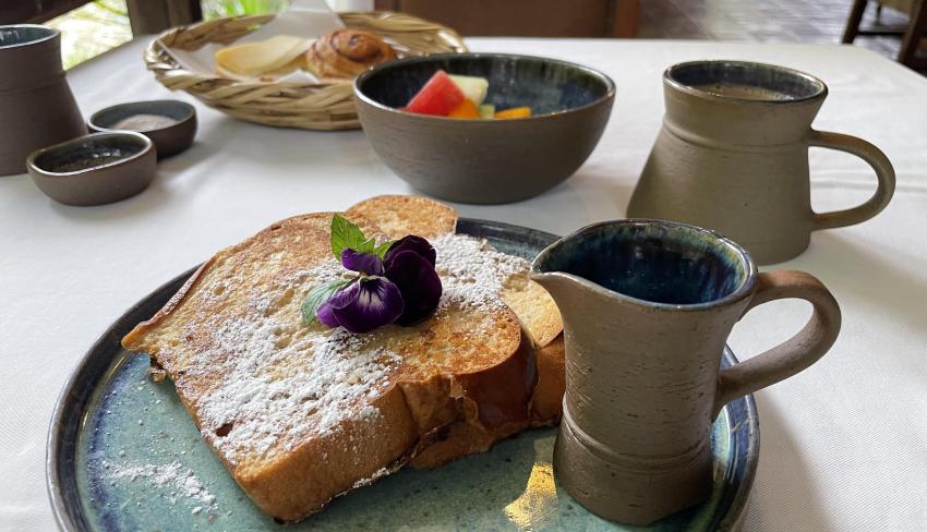 Breakfast at Inkaterra Machu Picchu